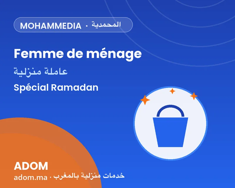 Housekeeper in Mohammedia: preparing the big Ramadan clean in 2026