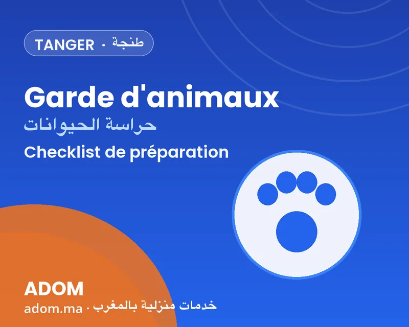 At-home pet sitting in Tangier: the checklist before the first booking in 2026