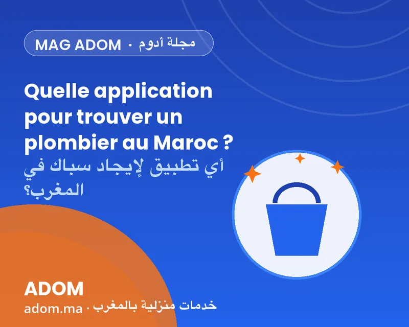 Quelle application pour trouver un plombier au Maroc ?